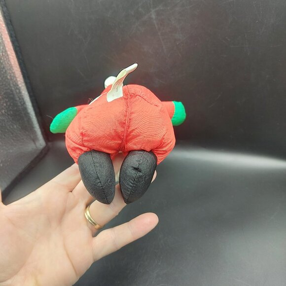 Vintage Soft Dreams Nylon Parachute 7.5" Santa Claus Christmas Plush Doll Toy - Picture 4 of 6